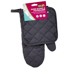 Potholder & Oven Glove Set, Cotton - 2 Piece